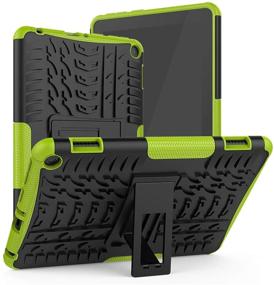 img 4 attached to 📱 ROISKIN Heavy Duty Dual Layer Protective Case Cover for 10th Generation Tablet 8/8 Plus 2020 Released - Not Compatible with Samsung Cases