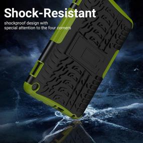 img 1 attached to 📱 ROISKIN Heavy Duty Dual Layer Protective Case Cover for 10th Generation Tablet 8/8 Plus 2020 Released - Not Compatible with Samsung Cases