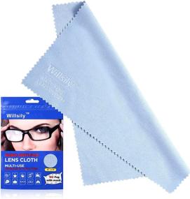img 4 attached to ✨ Willsily Anti Fog Cloth: Reusable Lens Wipes for Glasses with AR Coating & All Lens Coatings - Suede Streak-Free Solution