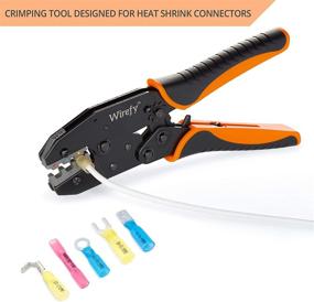 img 3 attached to 🔧 Heat Shrink Connector Crimping Tool - Ratcheting Wire Crimper Pliers - Ratchet Terminal Crimper - Wire Crimp Tool by Wirefy