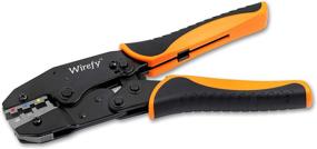 img 4 attached to 🔧 Heat Shrink Connector Crimping Tool - Ratcheting Wire Crimper Pliers - Ratchet Terminal Crimper - Wire Crimp Tool by Wirefy