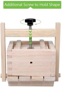 img 2 attached to Tofu Cheese Maker & Press: Create Homemade Delicacies with the Wooden Tofu Press Kit for the Kitchen