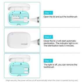 img 1 attached to 🦷 Compact Portable Travel Toothbrush Holder - Ideal Rechargeable Toothbrush Case for Various Toothbrush Types