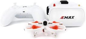 img 4 attached to EMAX EZ Pilot FPV Drone RTF Kit for Kids and Beginners with 1-stick FPV Flying and 5.8G Goggles - Real FPV Experience