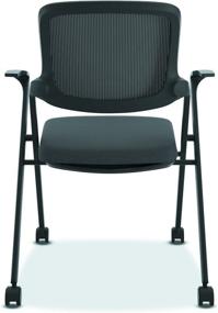 img 2 attached to ️✨ HON Assemble Mesh Back Nesting Chair - Stacking Chairs, Pack of 2: Space-Saving and Ergonomic Seating Solution