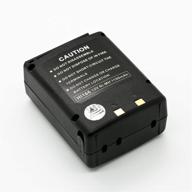 🔋 экспертпауэр 12в 1100мач nimh аккумулятор: увеличенная ёмкость для радиостанций icom cm-166 ic-a3 ic-a3e ic-a22 ic-a22e логотип