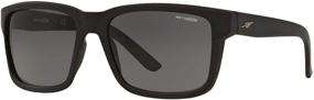 img 3 attached to New ARNETTE Men's An4218 Swindle Rectangular Sunglasses: Sleek Style and Superior Sun Protection