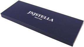 img 1 attached to 👔 Jnjstella Solid Black Skinny Necktie: Sleek Elegance for Any Occasion