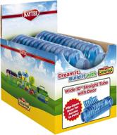 🐹 kaytee crittertrail fun-nel wide straight tube with door - 10 inch (variety of colors) logo