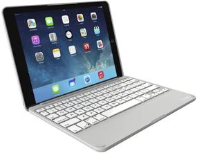 img 2 attached to 📱 White ZAGG Folio Case with Hinged Bluetooth Keyboard for iPad Air 2