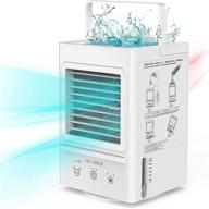 🌀 portable air conditioner with 120° auto oscillation - personal mini air cooler with 3 wind speeds, 700ml water tank, 5000mah battery operated evaporative air cooler - ideal for home, office, and outdoor use logo