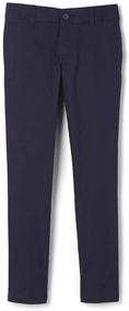 img 4 attached to French Toast Stretch Skinny Heather Girls' Pants & Capris: Comfy & Stylish Clothing