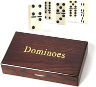 🎲 meiocion double dominoes spinner wooden: enhance your game with style logo