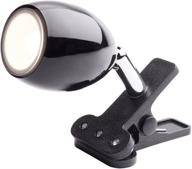 🔦 newhouse lighting's black joe led clip on lamp & reading spotlight: ideal for office, study & bedroom логотип