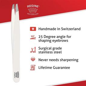 img 3 attached to Regine Switzerland Slant Tweezer Professional