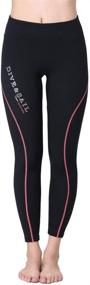 img 2 attached to Micosuza Womens Tights Wetsuit Neoprene