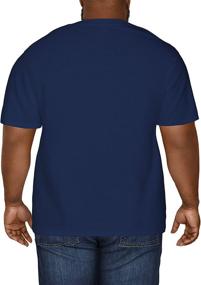 img 2 attached to Fruit of the Loom Eversoft Crew Black 4X Large Men's Shirt: Ultimate Comfort and Style!