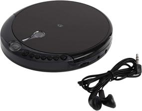 img 1 attached to 🎧 GPX PC301B Portable CD Player: Stereo Earbuds with Anti-Skip Protection - Black