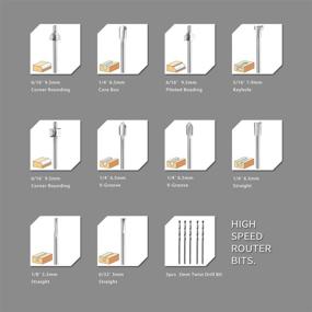 img 3 attached to 🔧 Enhance Precision and Efficiency with SPTA Carbide Engraving Woodworking Drilling Tools