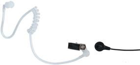 img 2 attached to Caroo Kenwood Radio Earpiece 2 Pin Covert Acoustic Tube Earpiece Headset 🎧 with PTT Mic for Kenwood, PUXING, Baofeng UV-5R, UV-5RA, 888S, Retevis H777, RT7, RT21