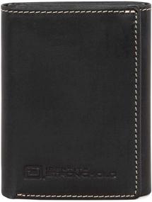 img 4 attached to 💼 ID Stronghold Trifold Wallet: Premium Men's Accessory for Secure Wallets, Card Cases & Money Organizers