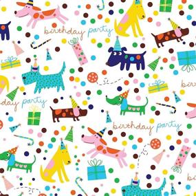 img 1 attached to 🎁 Jillson Roberts Premium Gift Wrap - 6-Roll Count in 19 Unique Designs, Birthday Barkday