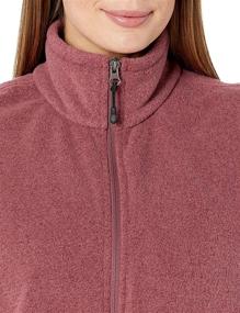 img 2 attached to Amazon Essentials Full Zip Burgundy Heather Outdoor Recreation and Outdoor Clothing