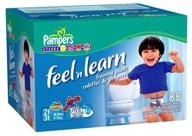 👶 pampers feel and learn training pants for boys, size 2t-3t, pack of 88 logo