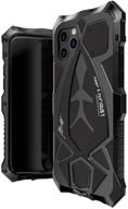 📱 kumwum military grade protector - iphone 11 pro case armor full body cover - iphone x & xs aluminium bumper - hybrid shockproof dustproof snowproof - black logo