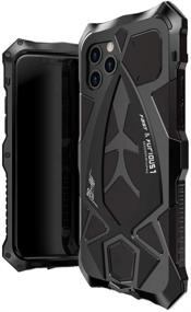 img 4 attached to 📱 KumWum Military Grade Protector - iPhone 11 Pro Case Armor Full Body Cover - iPhone X & Xs Aluminium Bumper - Hybrid Shockproof Dustproof Snowproof - Black