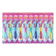 thewoodland kidsmon зубная щетка для детей от 3 до 6 лет - разные цвета, 10 штук логотип