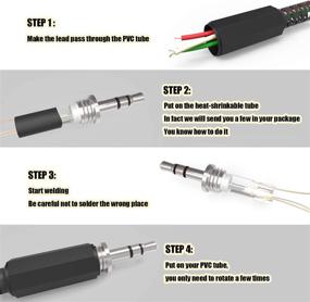 img 2 attached to 10-Pack TRS Male Plug 3 Pole 1/8 inch 3.5mm Solder 🔌 Type DIY Audio Cable Connector | Ideal for Headphone and Headset Repair