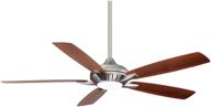 🌀 minka aire f1001-bn dyno xl 60" ceiling fan - brushed nickel with led light & remote control: a stylish and functional cooling solution logo