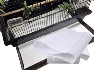 convenient bird cage liners: bonaweite disposable non-woven papers - 200 sheets logo
