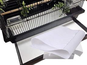 img 4 attached to Convenient Bird Cage Liners: Bonaweite Disposable Non-Woven Papers - 200 Sheets