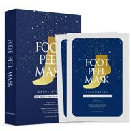 get soft feet in 1-2 weeks! - 2 pairs of foot peel mask for cracked heels, dead skin, and calluses logo