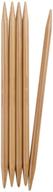 🧶 chiaogoo double point 6-inch bamboo knitting needle set - size us 5 (3.75mm) - dark patina - 1036-5 logo