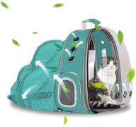 🐱 enoker expandable cat backpack carrier: airline approved, transparent bubble space capsule design for travel, hiking, and outdoor use with cats and puppies logo