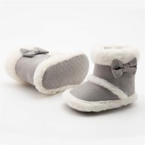 img 2 attached to Zoolar Baby Boots: Cozy Toddler Winter Walking Shoes for Newborns & First Walkers