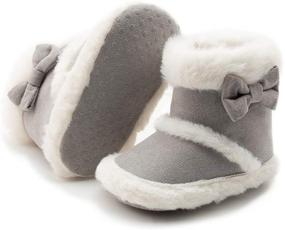 img 1 attached to Zoolar Baby Boots: Cozy Toddler Winter Walking Shoes for Newborns & First Walkers