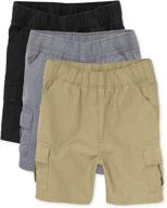 👖 top-quality childrens place toddler cargo shorts for boys' summer style logo