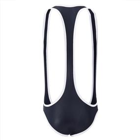 img 3 attached to Suspender Jockstrap Racerback Wrestling Supporter Men's Clothing in Active