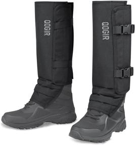 img 4 attached to 🐍 QOGIR Snake Gaiters: Durable Snake Guards for Men & Women - Ultimate Lower Leg Protection against Snake Bites