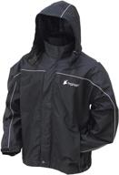 frogg toggs men's toadz highway reflective rain jacket: waterproof, breathable & reflective for ultimate protection logo