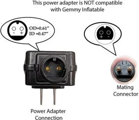 img 2 attached to 🔌 UL/ETL Listed Replacement Power Supply Adapter for Yard Inflatables - 12V, 1.5A, 1500mA, 1.5Amp - Ideal for Home Lawn, Garden & Holiday Decorations