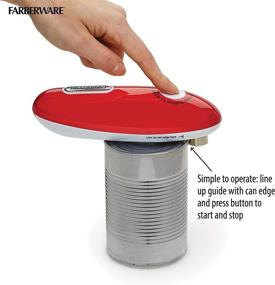 img 2 attached to Effortless and Hands-Free Operation: Farberware Automatic Can Opener Takes the Hassle Out of Opening Cans