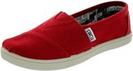 toms холст классик детские 012001c13 красный логотип