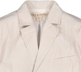 img 3 attached to 👔 Stylish and Sophisticated: Hope Henry Boys Seersucker Jacket - The Perfect Boys' Clothing and Suits & Sport Coats Combo