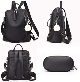 img 3 attached to Backpack Multi Pocket Capacity Shoulder Multi Purpose Women's Handbags & Wallets