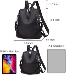 img 2 attached to Backpack Multi Pocket Capacity Shoulder Multi Purpose Women's Handbags & Wallets